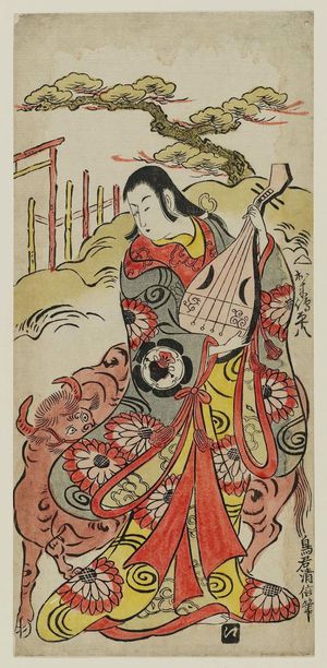 Torii Kiyonobu II: Actor Dekishima Heihachi - Museum of Fine Arts