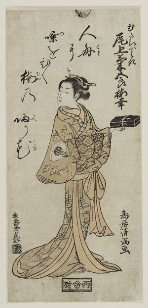 Torii Kiyomitsu: Actor Onoe Kikugoro - Museum of Fine Arts