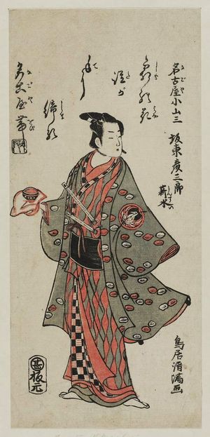 Torii Kiyomitsu: Actor Bando Hikosaburo - Museum of Fine Arts