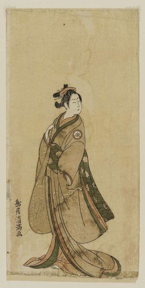 Torii Kiyomitsu: Actor Iwai Hanshirô - Museum of Fine Arts