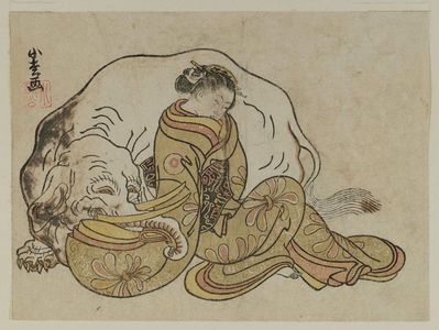 Komatsuken: Young Woman as the Bodhisattva Fugen - ボストン美術館