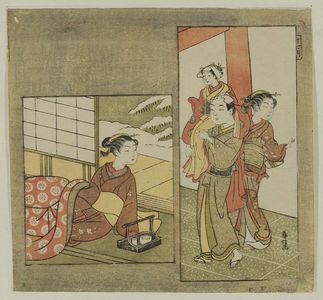 Suzuki Harunobu: The Eleventh Month (Jûichigatsu), from an untitled series of Twelve Months - Museum of Fine Arts