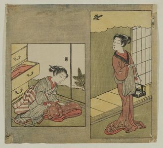 鈴木春信: The Fourth Month (Shigatsu), from an untitled series of Twelve Months - ボストン美術館