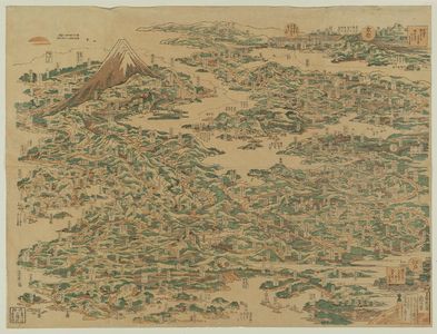 Katsushika Hokusai: Famous Places on the Tôkaidô at a Glance (Tôkaidô meisho ichiran) - Museum of Fine Arts