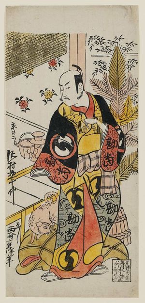 Nishimura Shigenobu: Actor Sawamura Sôjûrô as Kyô no Jirô - Museum of Fine Arts