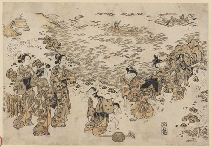 Ishikawa Toyonobu: Gathering Shells - Museum of Fine Arts