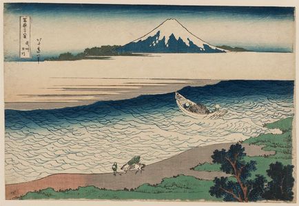 葛飾北斎: The Jewel River in Musashi Province (Bushû Tamagawa), from the series Thirty-six Views of Mount Fuji (Fugaku sanjûrokkei) - ボストン美術館