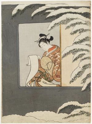 Suzuki Harunobu: Parody of Sun Kang - Museum of Fine Arts