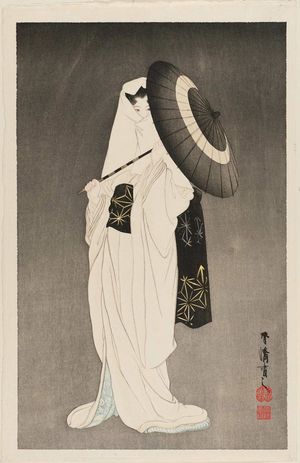 Taniguchi Kôkyo: Heron Girl (Sagi musume) - Museum of Fine Arts