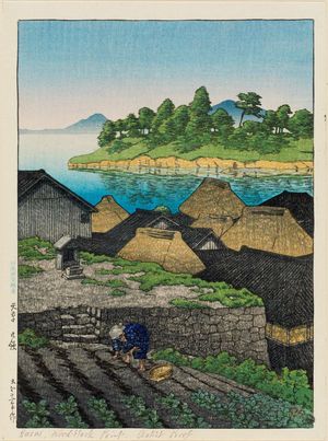 Kawase Hasui, 川瀬巴水 (Kawase Hasui)による浮世絵「The Territory of Amakusa (Amakusa goryô), from the series Selected Views of Japan (Nihon fûkei senshû)」