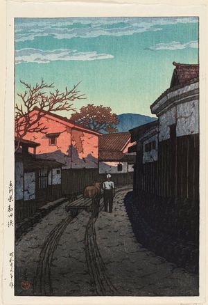 Kawase Hasui: Wadahama in Kagawa Prefecture (Kagawa-ken Wadahama) - Museum of Fine Arts