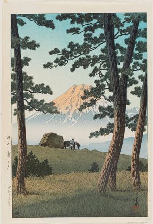 Kawase Hasui: Evening at Tago Bay (Tago no ura no yûbe), from the series Selected Views of the Tôkaidô Road (Tôkaidô fûkei senshû) - Museum of Fine Arts