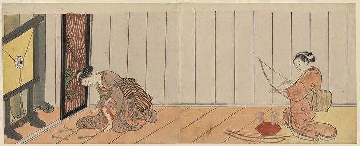 Suzuki Harunobu: The Archery Gallery - Museum of Fine Arts