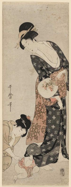 Kitagawa Utamaro: Mother and Child - Museum of Fine Arts