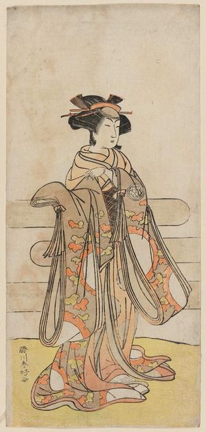Katsukawa Shunko: Actor Osagawa Tsuneyo II as Onoe no mae - Museum of Fine Arts