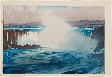 吉田博: Niagara Falls. Series: The United States - ボストン美術館