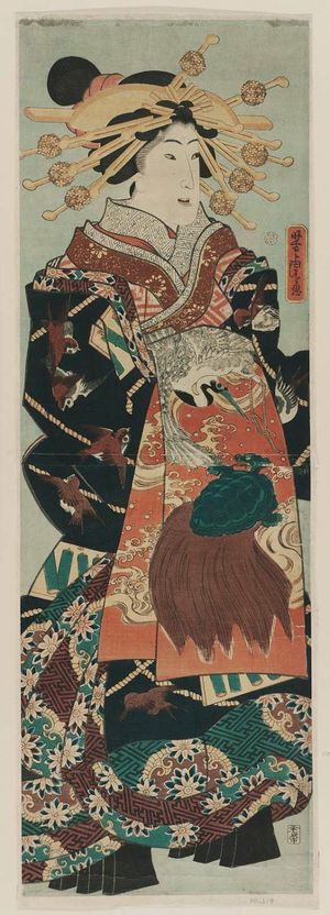 Utagawa Yoshitora: Courtesan on Parade - Museum of Fine Arts