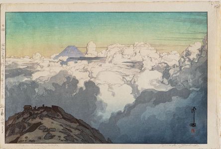 Yoshida Hiroshi: From Komagatake (Komagatake sanchô yori), from the series Southern Japan Alps (Nihon Minami Arupusu shû) - Museum of Fine Arts