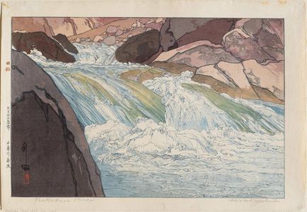 Yoshida Hiroshi: Nakabusa River (Nakabusagawa honryû) - Museum of Fine Arts