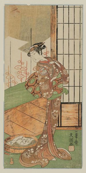 Ippitsusai Buncho: Actor Segawa Kikunojo II as Komachi - Museum of Fine Arts
