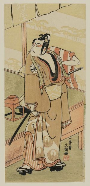 Ippitsusai Buncho: Actor Matsumoto Kôshirô III as Soga no Gorô - Museum of Fine Arts