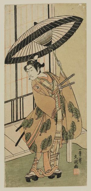 Ippitsusai Buncho: Actor Ichikawa ?suke - Museum of Fine Arts