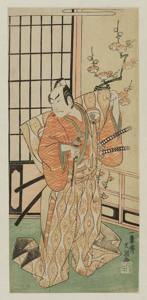 Ippitsusai Buncho: Actor Onoe Kikugoro I as a daimyô - Museum of Fine Arts