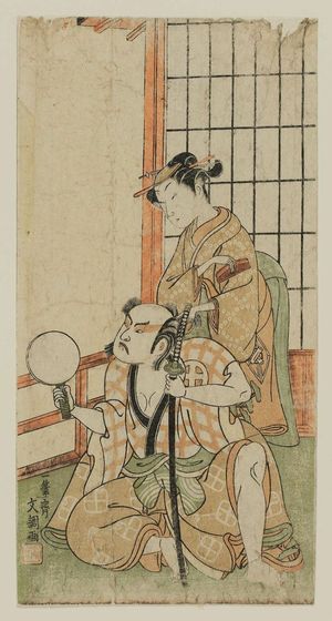 Ippitsusai Buncho: Actors Nakamura Matsue and Ôtani Hiroji - Museum of Fine Arts