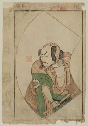 Ippitsusai Buncho: Actor Matsumoto Daishichi, page from Ehon Butai Ogi - Museum of Fine Arts