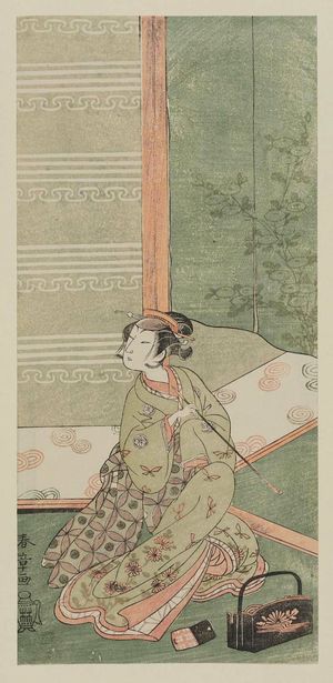 Katsukawa Shunsho: Actor Segawa Kikunojô II as Osono - Museum of Fine Arts