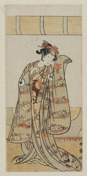 Katsukawa Shunsho: Actor Iwai Hanshiro V as Sakura-hime - Museum of Fine Arts