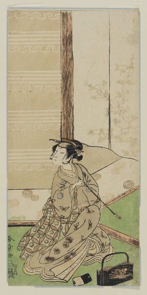 Katsukawa Shunsho: Actor Segawa Kikunojô II as Osono - Museum of Fine Arts