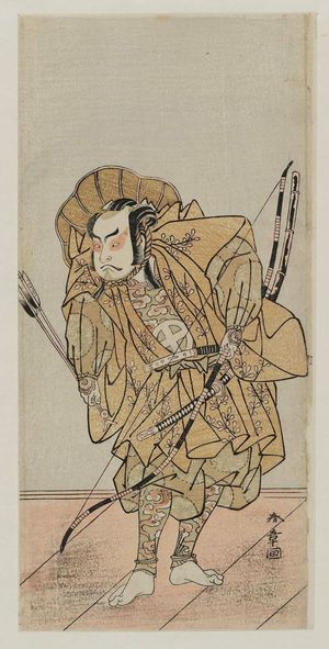 Katsukawa Shunsho: Actor Ôtani Hiroji III as Kawazu Saburô - Museum of Fine Arts