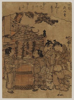 Kitao Shigemasa: The Fourth Month (Shigatsu), from an untitled series of Twelve Months - Museum of Fine Arts