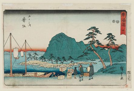 Utagawa Hiroshige, 歌川広重 (Utagawa Hiroshige I)による浮世絵「No. 31 - Maisaka, from the series The Tôkaidô Road - The Fifty-three Stations (Tôkaidô - Gojûsan tsugi), also known as the Reisho Tôkaidô」