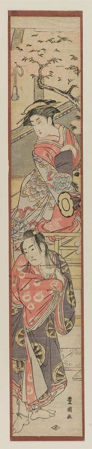 Utagawa Toyokuni I: Shizuka and Fox Tadanobu - Museum of Fine Arts
