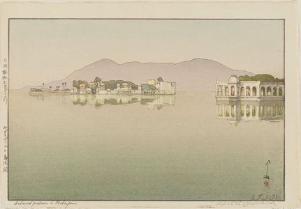 Yoshida Hiroshi: Island Palaces in Udaipur (Udaipuuru no shima goten) - Museum of Fine Arts