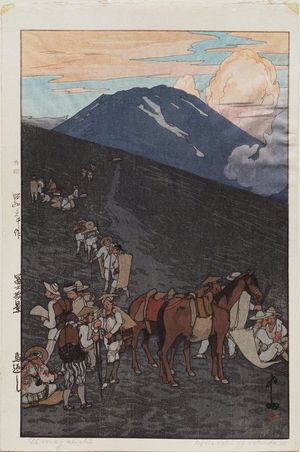 Yoshida Hiroshi: Umagaeshi (Umagaeshi), from the series Ten Views of Mount Fuji (Fuji jukkei) - Museum of Fine Arts