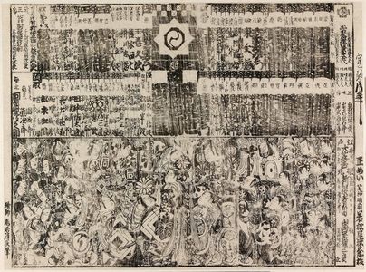 Torii Kiyonaga: Kabuki theater program (tsuji banzuke) - Museum of Fine Arts