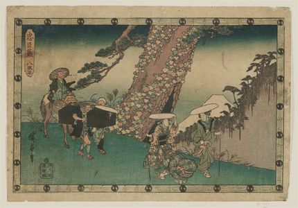 Utagawa Hiroshige: Act VIII (Hachidanme), from the series The Storehouse of Loyal Retainers (Chûshingura) - Museum of Fine Arts