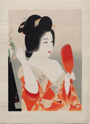 Dômoto Insho: Dressing the Hair for New Year's Day - Museum of Fine Arts