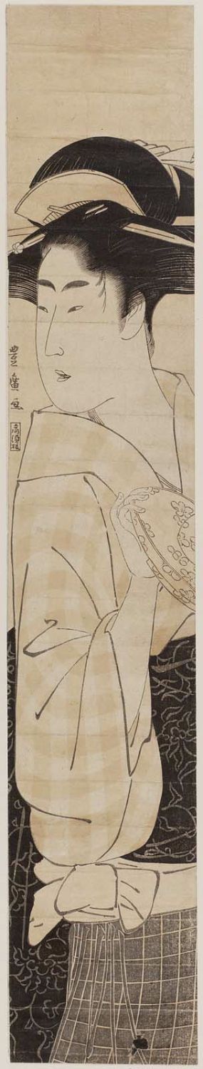 Utagawa Toyohiro: Teahouse Waitress - Museum of Fine Arts