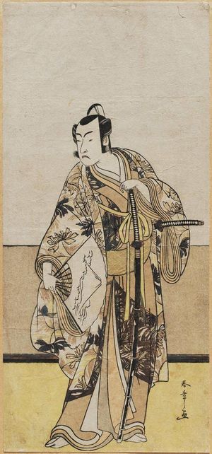 勝川春章: Actor Matsumoto Kôshirô IV as Kudô Suketsune - ボストン美術館