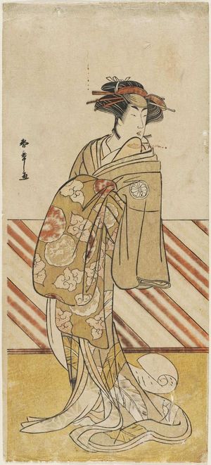 Katsukawa Shunsho: Actor Segawa Kikunojo III as Manja Tamagiku(?) - Museum of Fine Arts