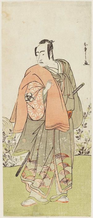 Katsukawa Shunsho: Actor Bandô Mitsugorô as Hanbei - Museum of Fine Arts