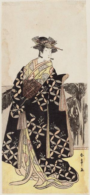 Katsukawa Shunsho: Actor Bandô Tomisaburo as Teru-hime - Museum of Fine Arts