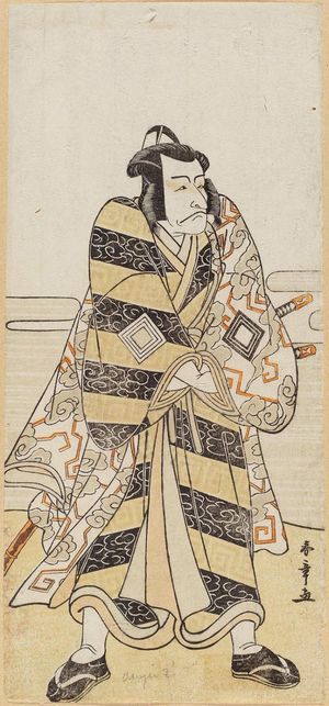 Katsukawa Shunsho: Actor Ichikawa Danjuro V as Fuwa Banzaemon - Museum of Fine Arts