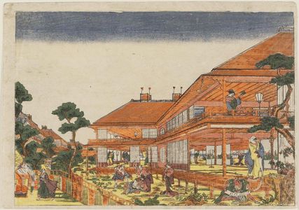 歌川豊春: Act VII (Shichidanme), from the series Perspective Pictures of the Storehouse of Loyal Retainers (Uki-e Kanadehon Chûshingura) - ボストン美術館