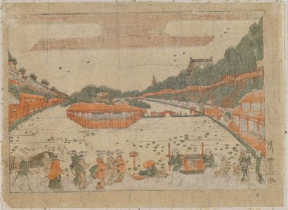 Utagawa Toyoharu: Shinobazu Pond - Museum of Fine Arts