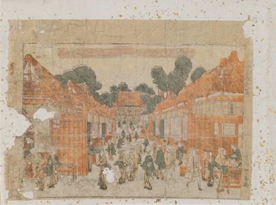 Utagawa Toyoharu: Yanaka, Kasamori no zu - Museum of Fine Arts